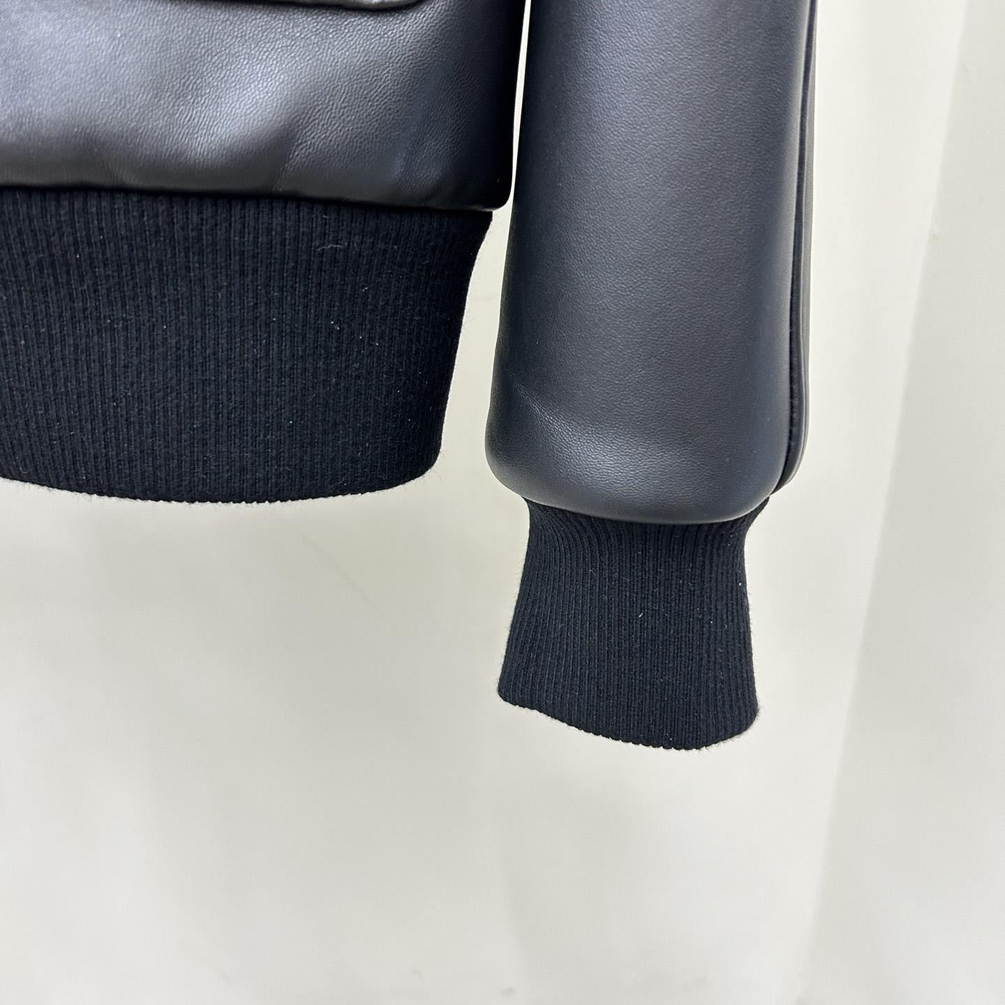 Gucci GG Embossed Bomber Jacket In Black - FashionPlug