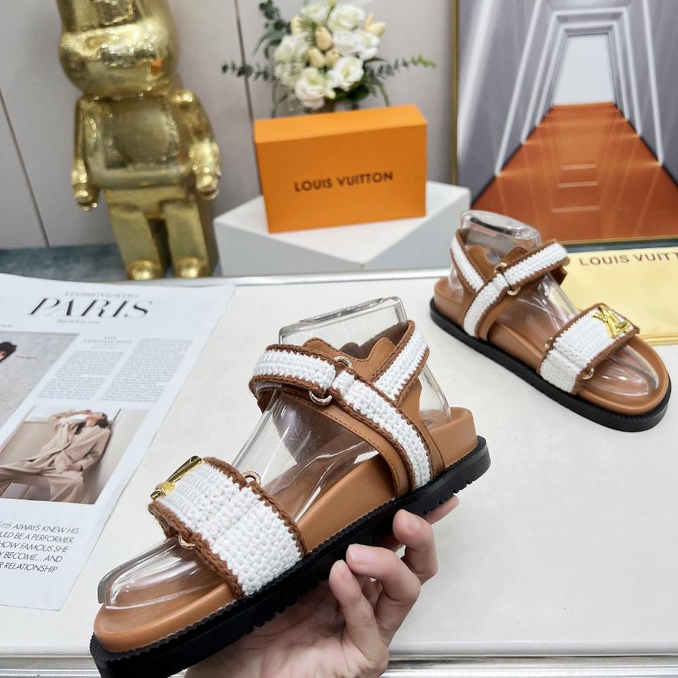 Louis Vuitton LV Sunset Flat Comfort Sandal    - FashionPlug