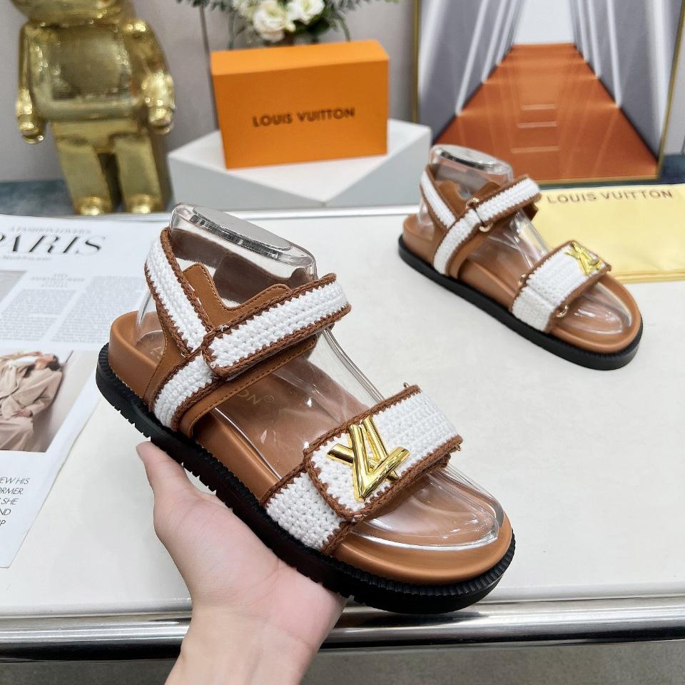 Louis Vuitton LV Sunset Flat Comfort Sandal    - FashionPlug