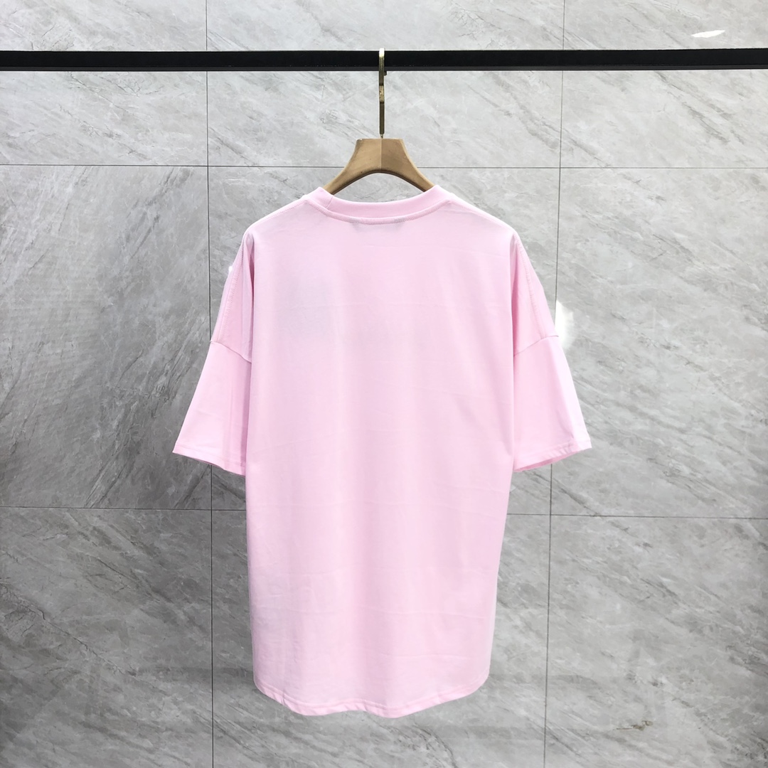 Palm Angels Neon Logo T-Shirt  - FashionPlug