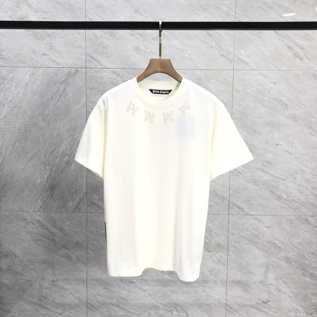 Palm Angels Statement Monogram T-Shirt  - FashionPlug