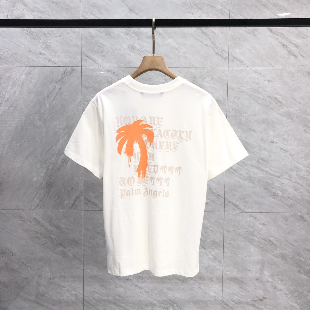 Palm Angels Statement Monogram T-Shirt  - FashionPlug
