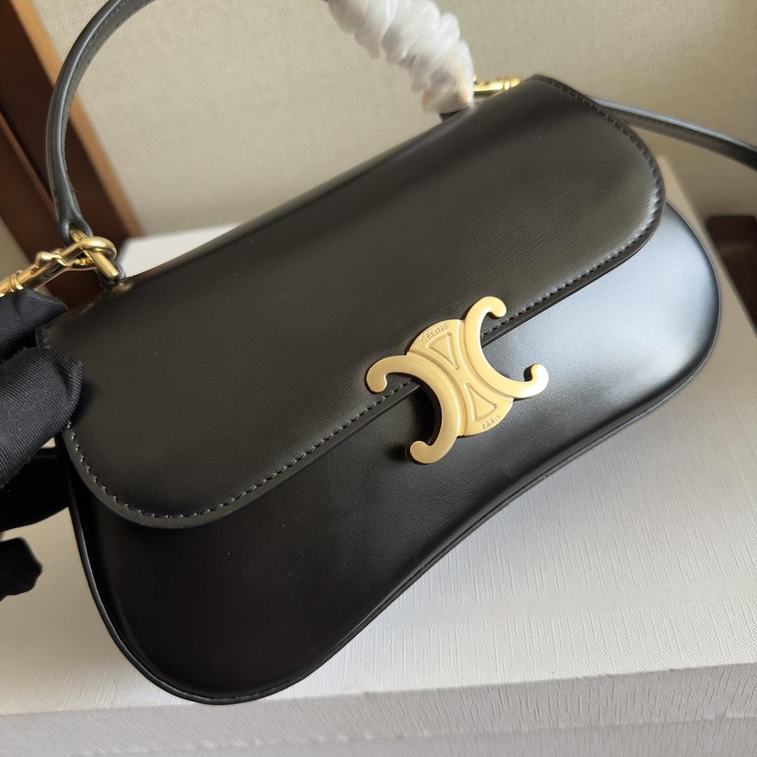 Celine Teen Celine Lola In Shiny Calfskin - FashionPlug