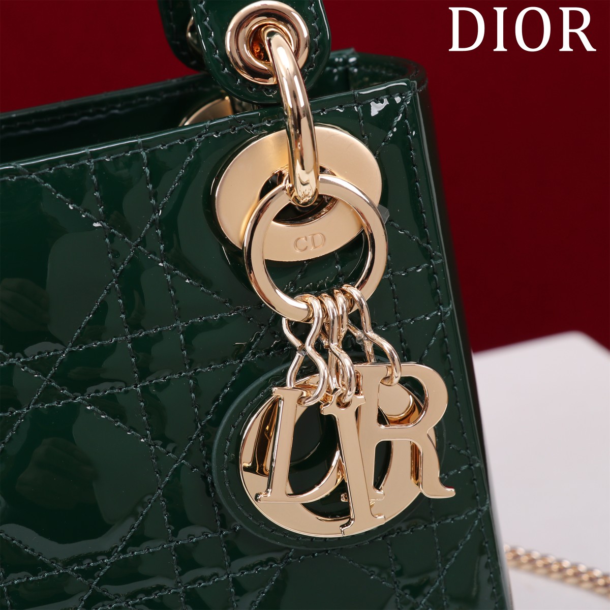 Dior  Lady Dior Bag   17*15*7cm - FashionPlug