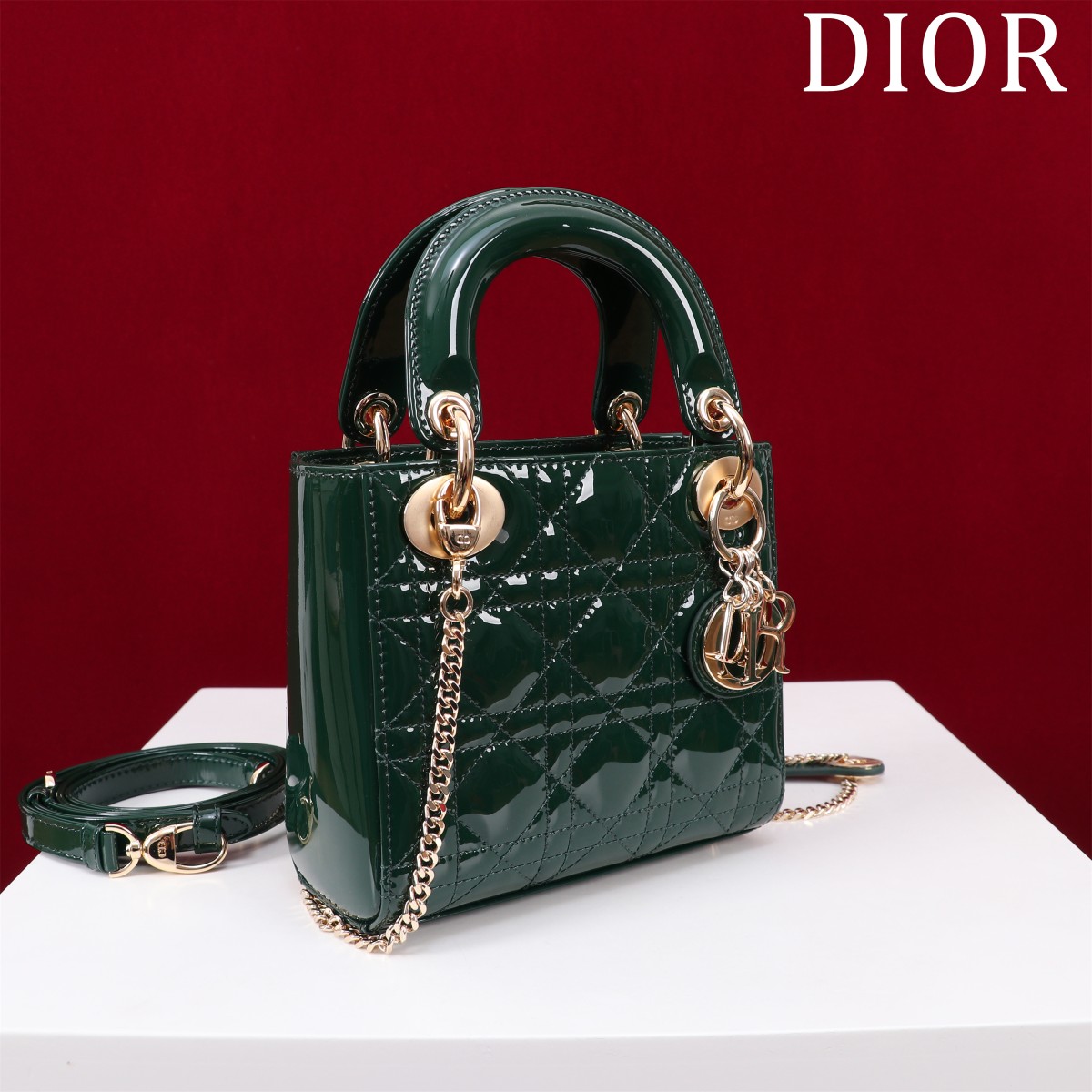 Dior  Lady Dior Bag   17*15*7cm - FashionPlug
