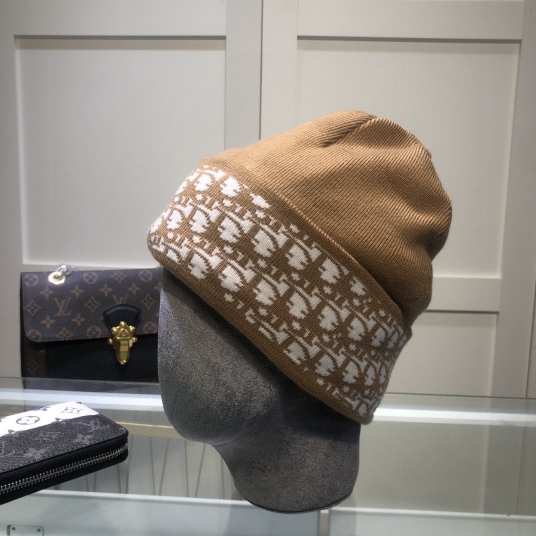 Dior Oblique Beanie  - FashionPlug