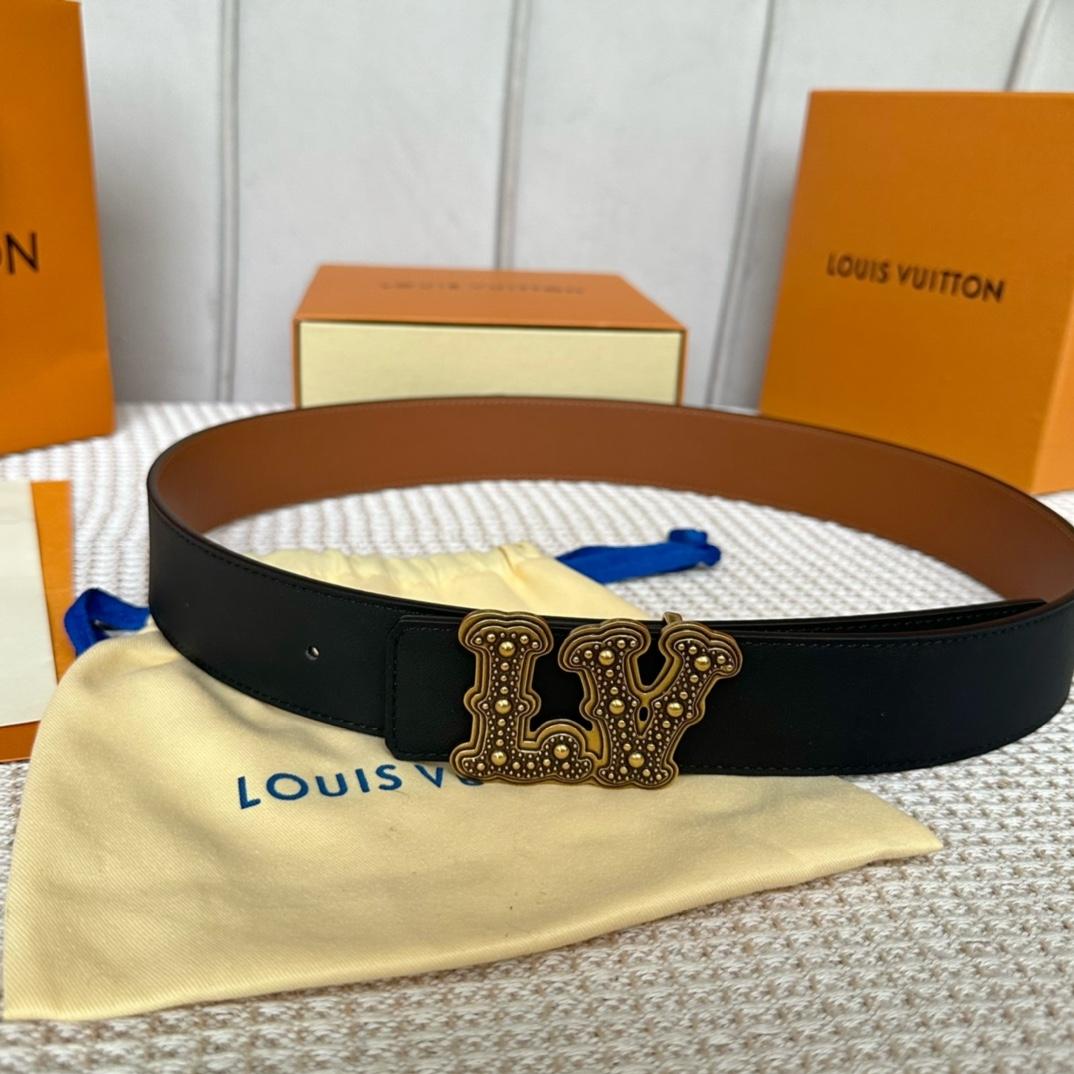 Louis Vuitto Reversible Belt - FashionPlug
