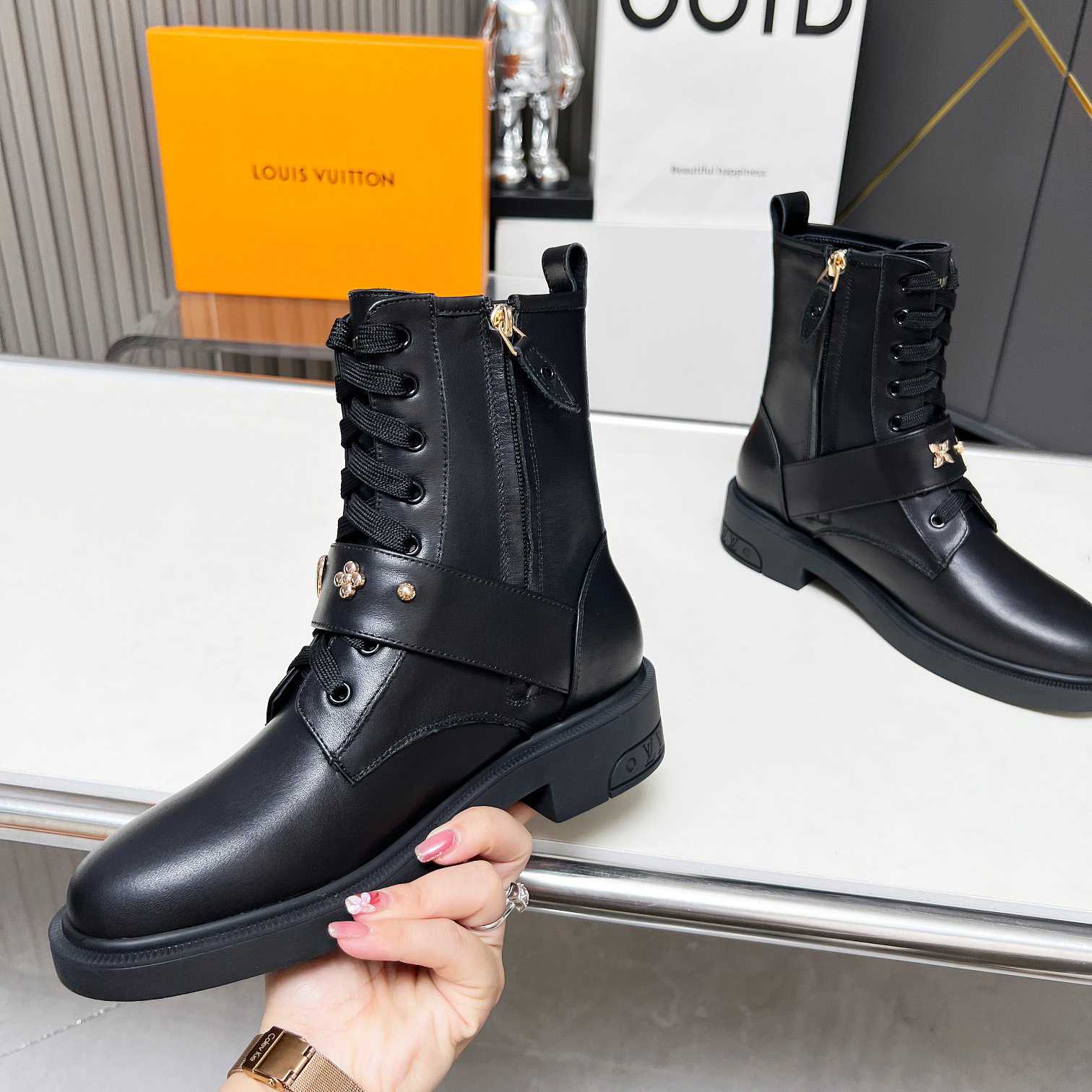 Louis Vuitton Citizen Flat Ranger Boot   - FashionPlug