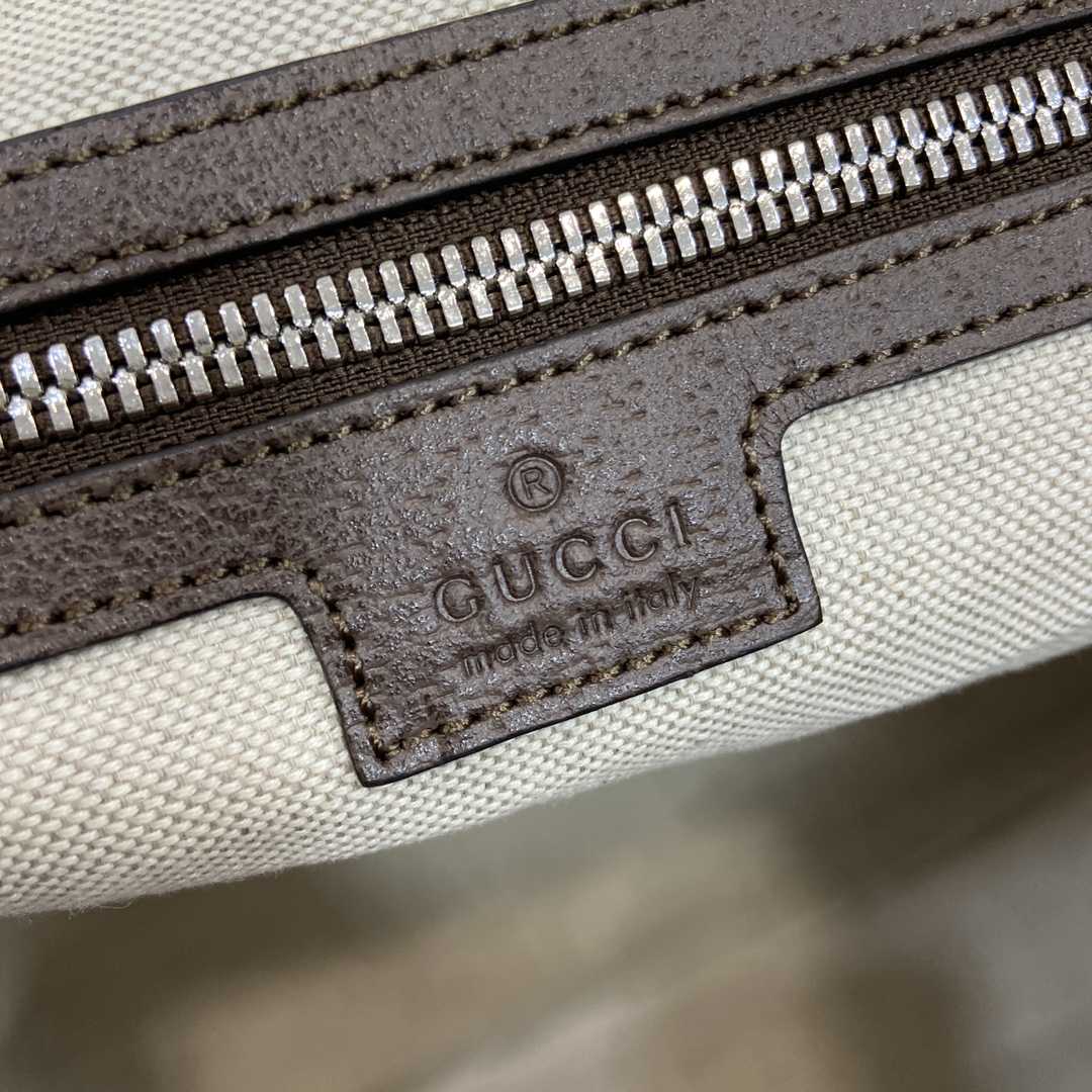 Gucci Canvas Tote Bag With Embossed Detail  （48-48-17cm） - FashionPlug