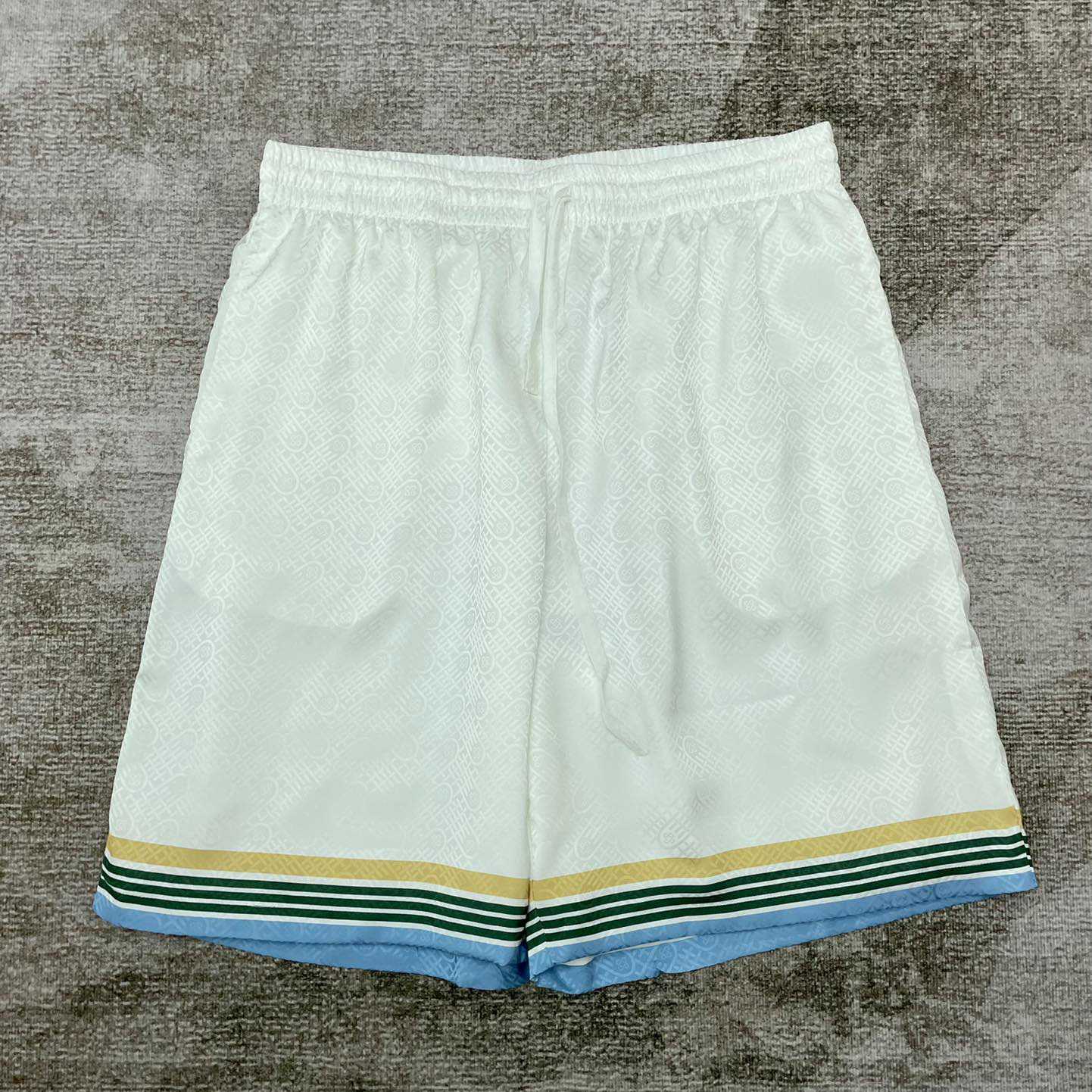 Casablanca Casa Way Monogram Shorts    CA3479 - FashionPlug