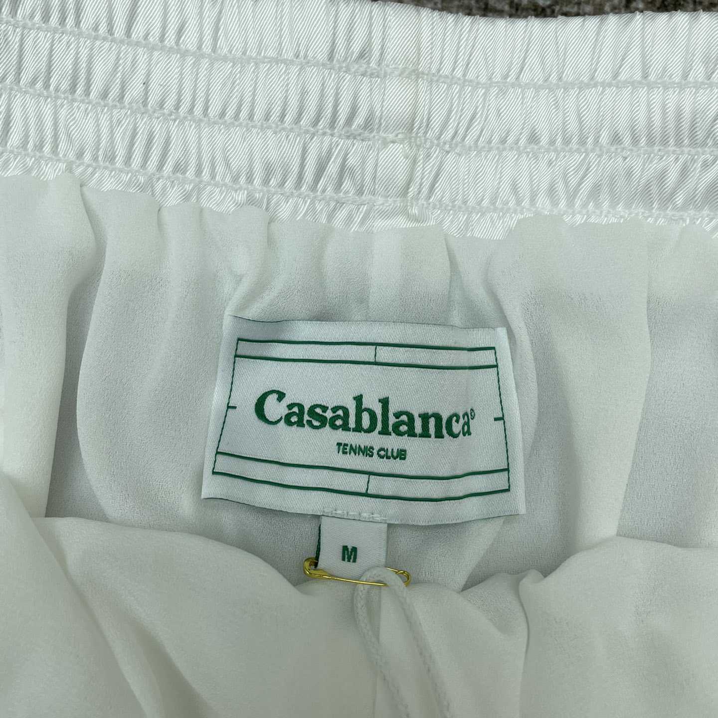 Casablanca Le Jeu Silk Shorts  CA3477 - FashionPlug