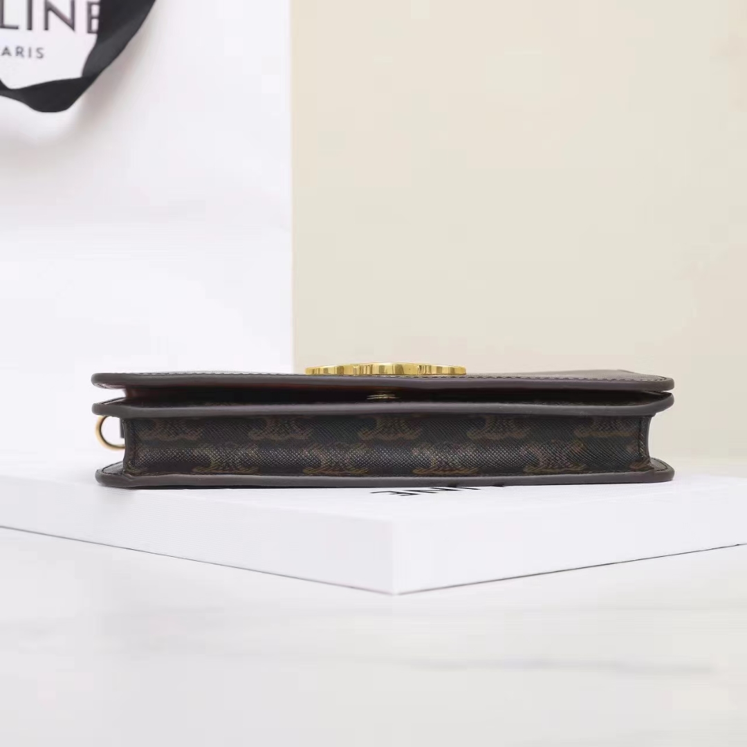 Celine Multipochette In Triomphe Canvas And Calfskin - FashionPlug
