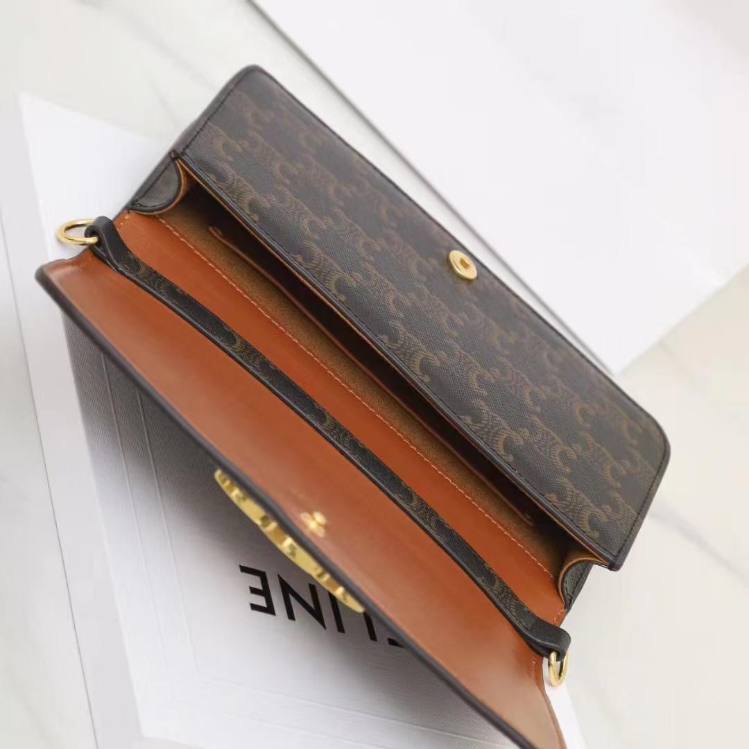 Celine Multipochette In Triomphe Canvas And Calfskin - FashionPlug
