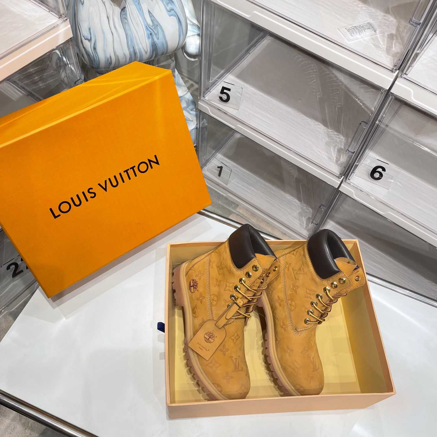 Louis Vuitton Timberland  Ankle Boot - FashionPlug