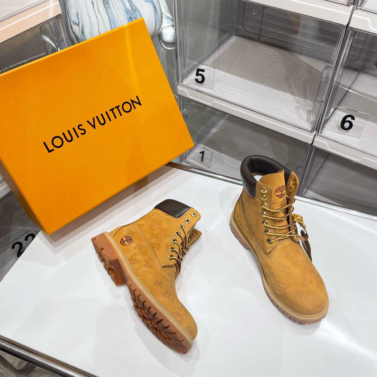 Louis Vuitton Timberland  Ankle Boot - FashionPlug