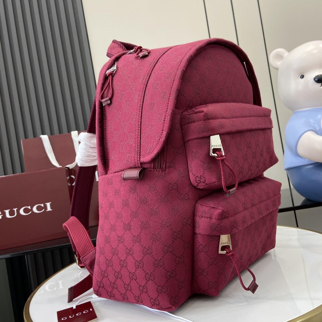 Gucci Medium Backpack With Gucci Logo - FashionPlug