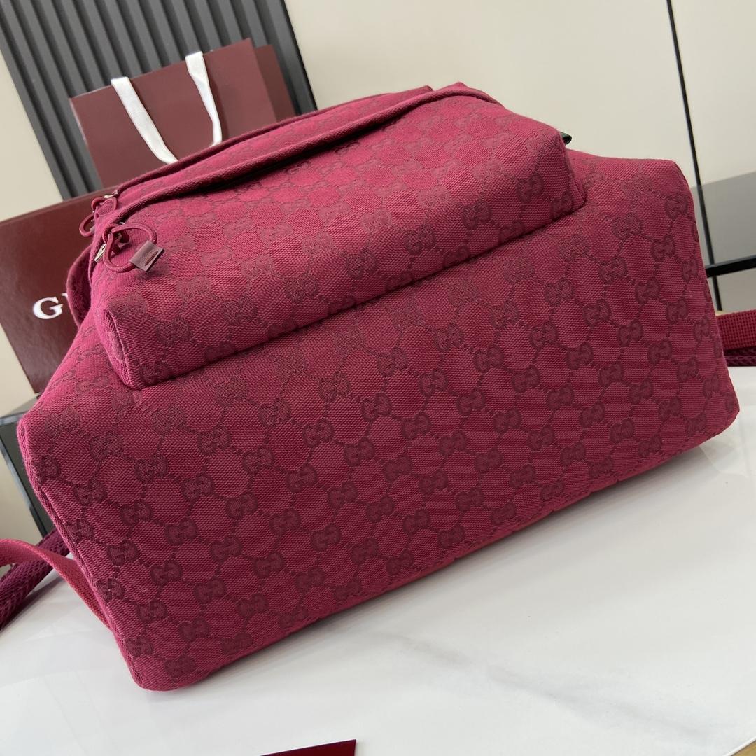 Gucci Medium Backpack With Gucci Logo - FashionPlug