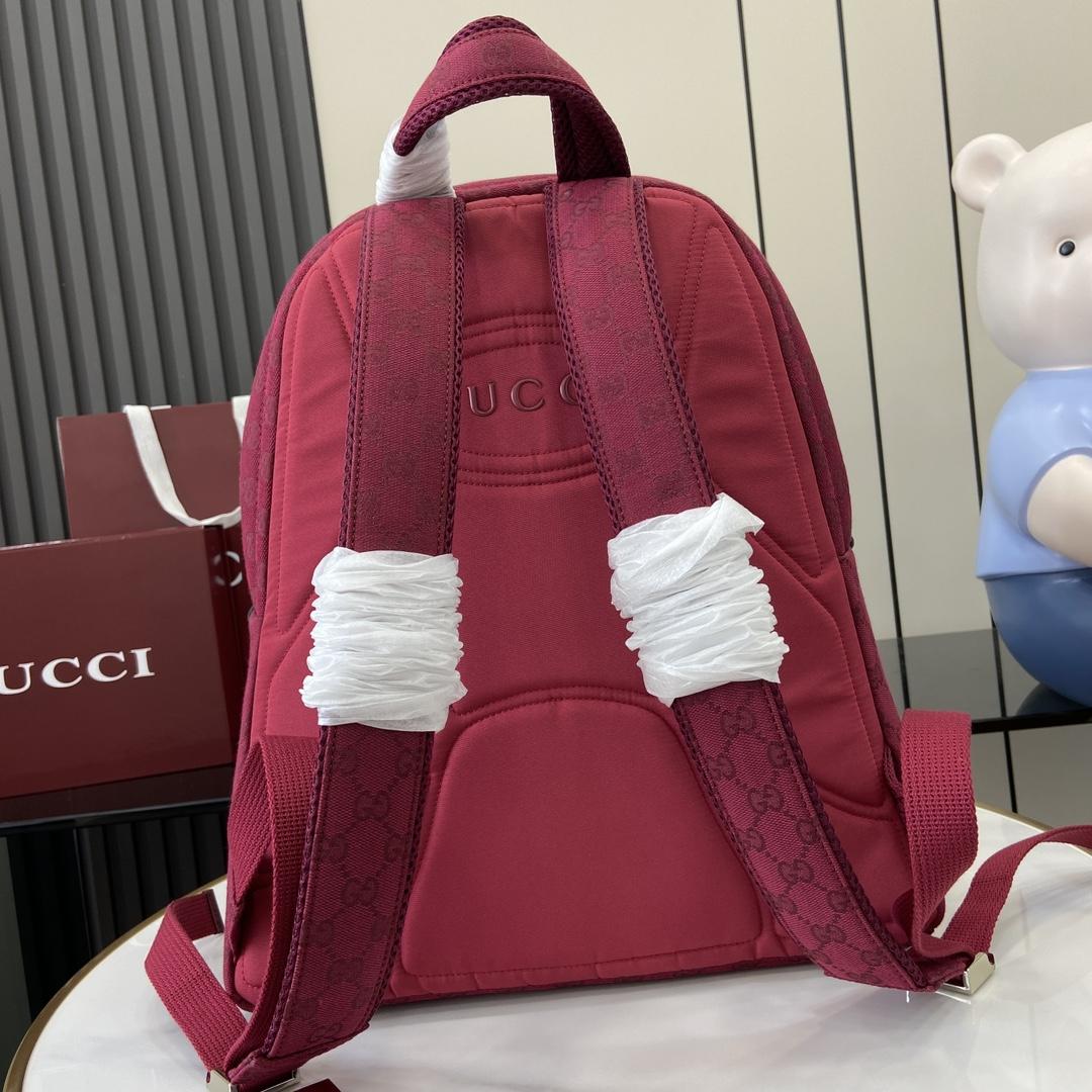 Gucci Medium Backpack With Gucci Logo - FashionPlug