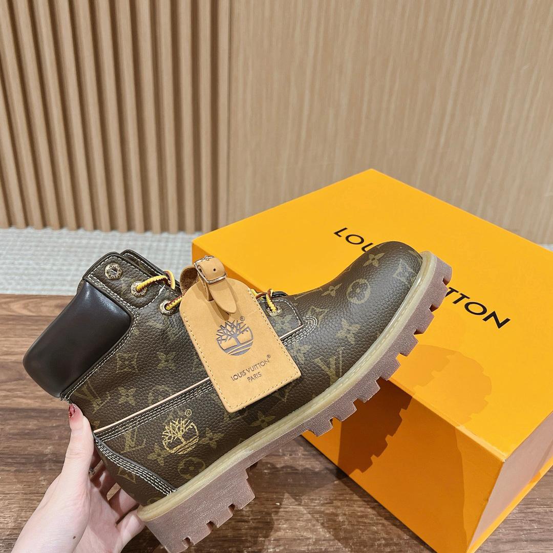 Louis Vuitton x Timberland Ankle Boot - FashionPlug