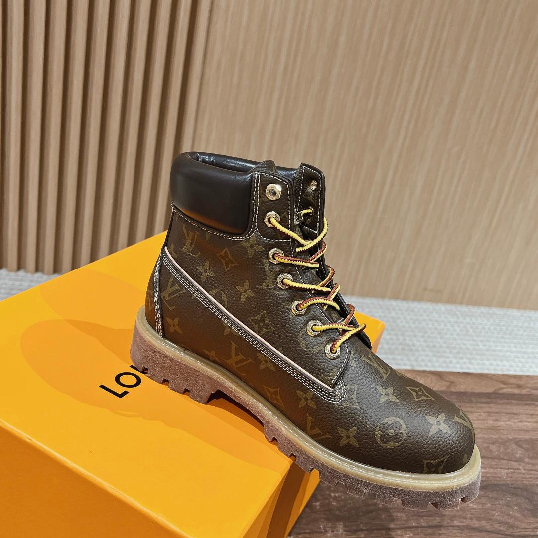 Louis Vuitton x Timberland Ankle Boot - FashionPlug