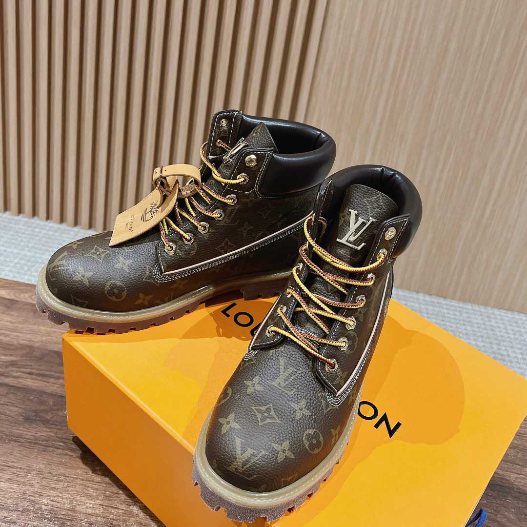 Louis Vuitton x Timberland Ankle Boot - FashionPlug