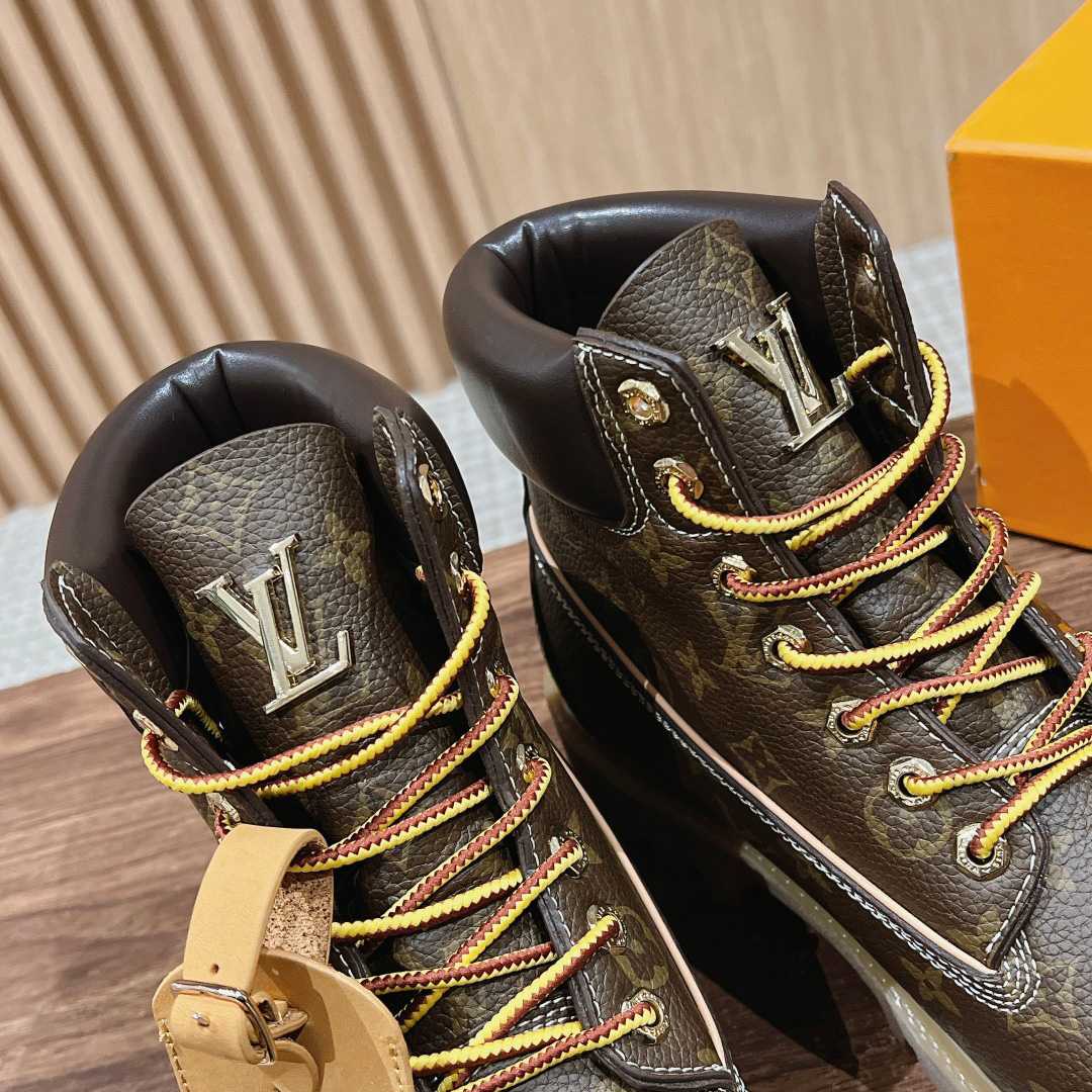 Louis Vuitton x Timberland Ankle Boot - FashionPlug