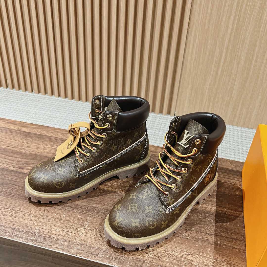 Louis Vuitton x Timberland Ankle Boot - FashionPlug