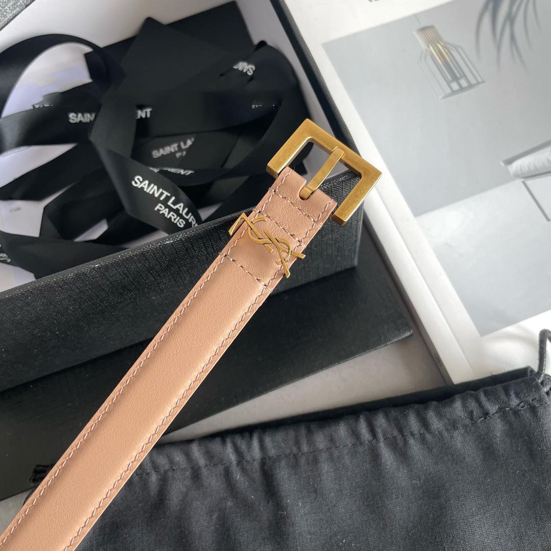 Saint Laurent Leather Belt    20mm - FashionPlug