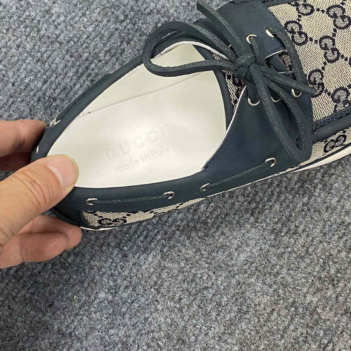 Gucci Men's Original GG Lace-up Loafer - FashionPlug
