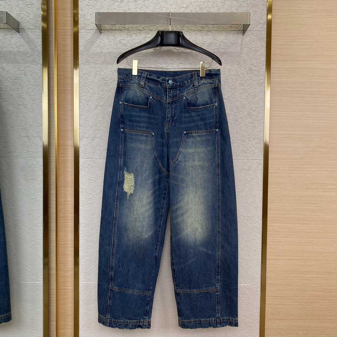 Louis Vuitton Washed Denim Workwear Pants   1AFWYZ - FashionPlug