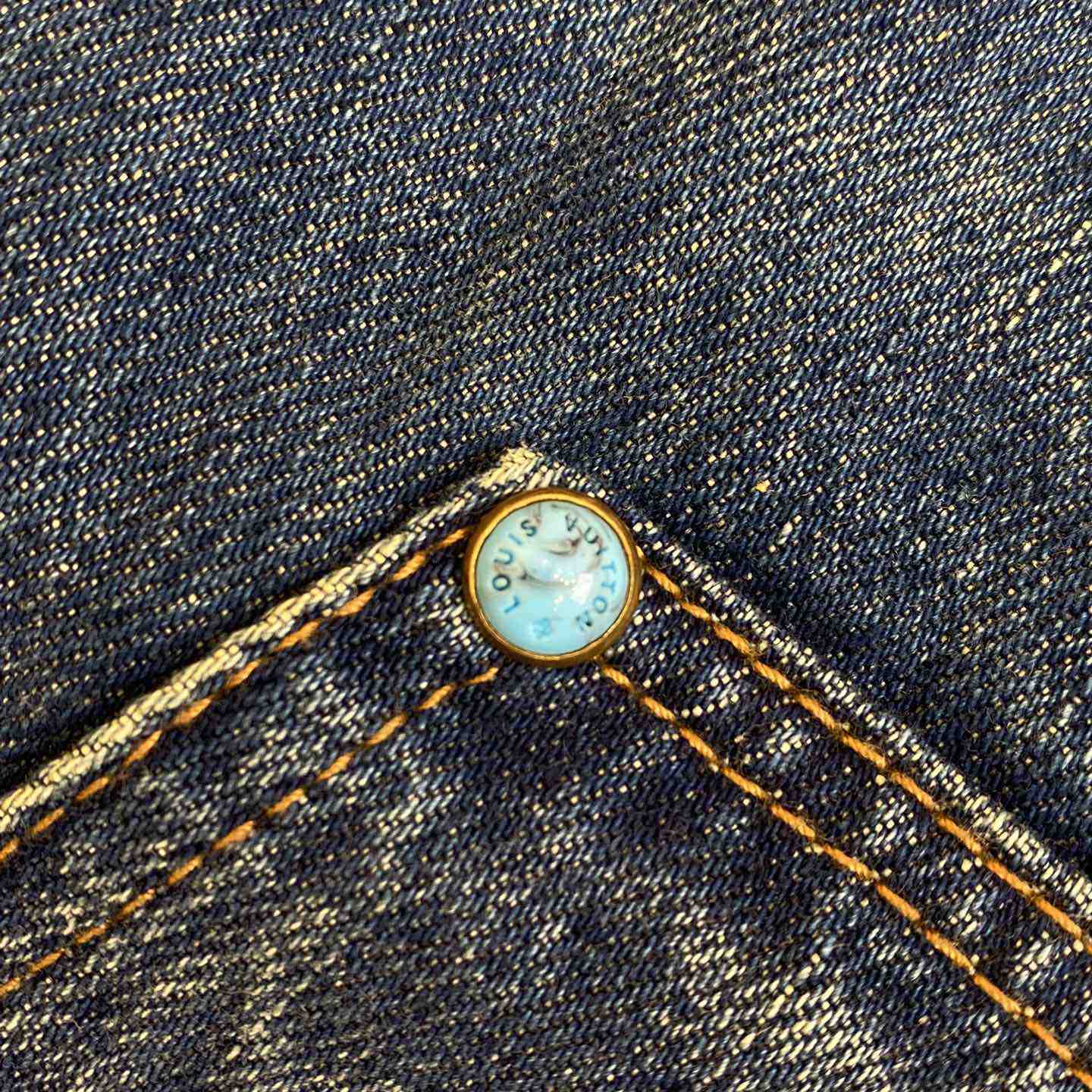 Louis Vuitton Washed Denim Workwear Pants   1AFWYZ - FashionPlug