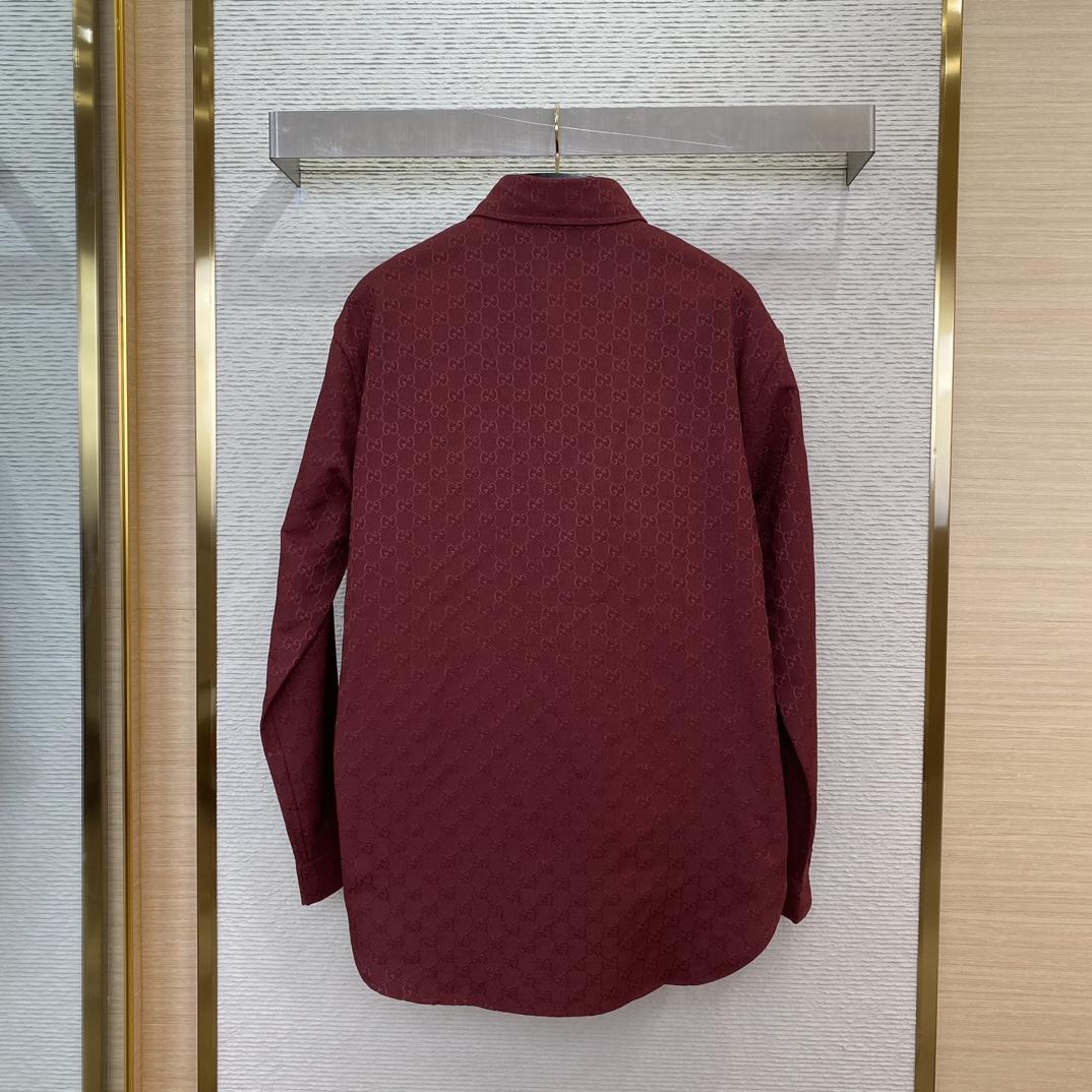 Gucci GG Canvas Shirt - FashionPlug