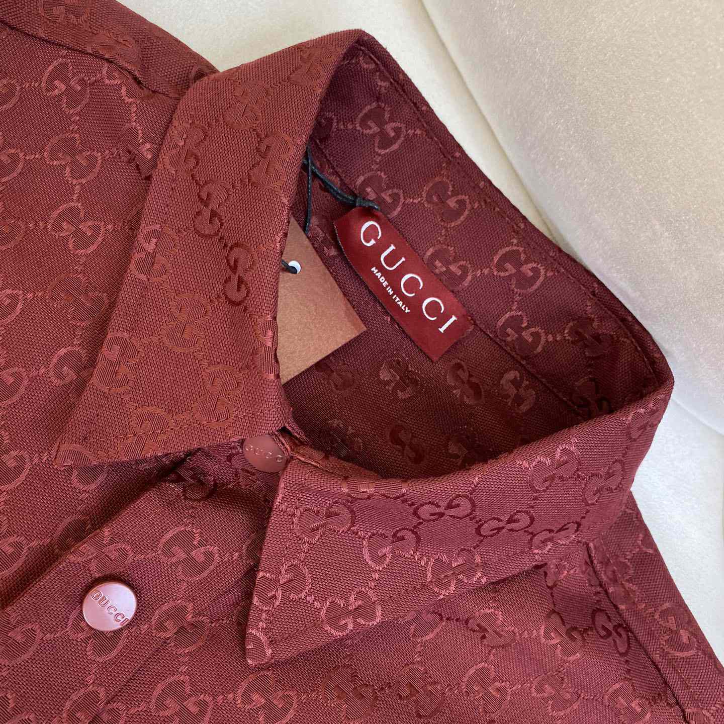 Gucci GG Canvas Shirt - FashionPlug