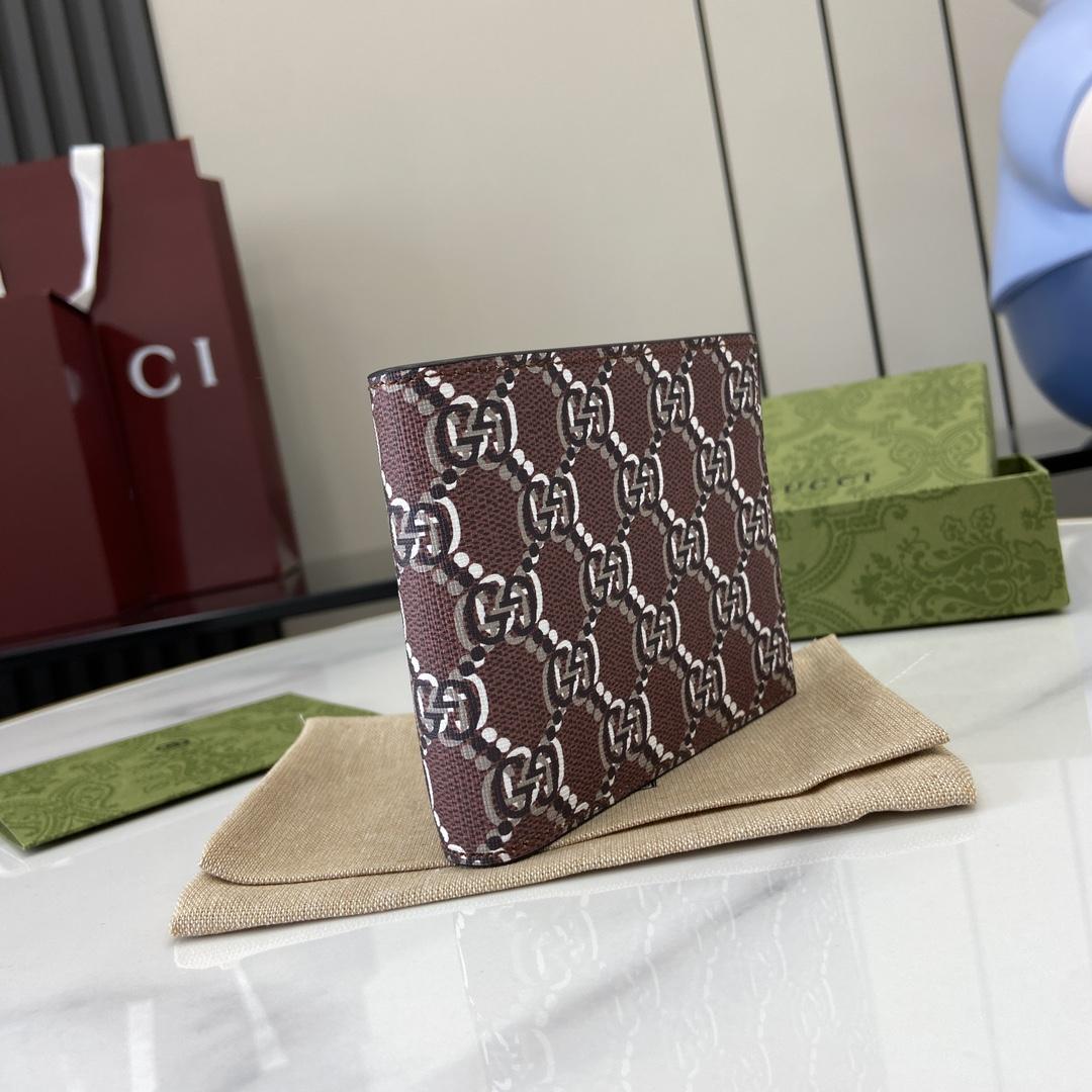 Gucci Bi-fold Wallet With GG Shadow - FashionPlug
