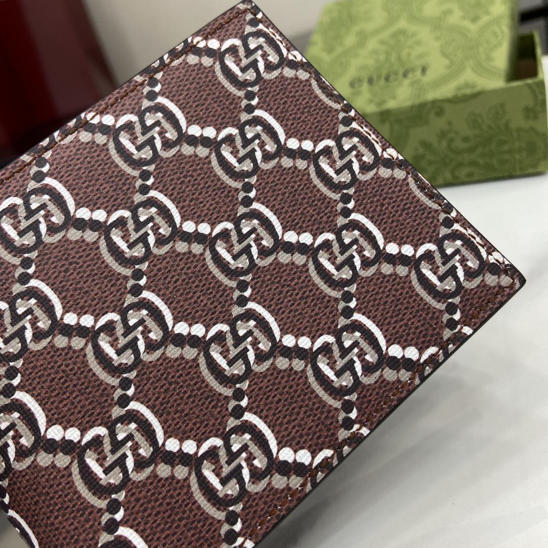 Gucci Bi-fold Wallet With GG Shadow - FashionPlug