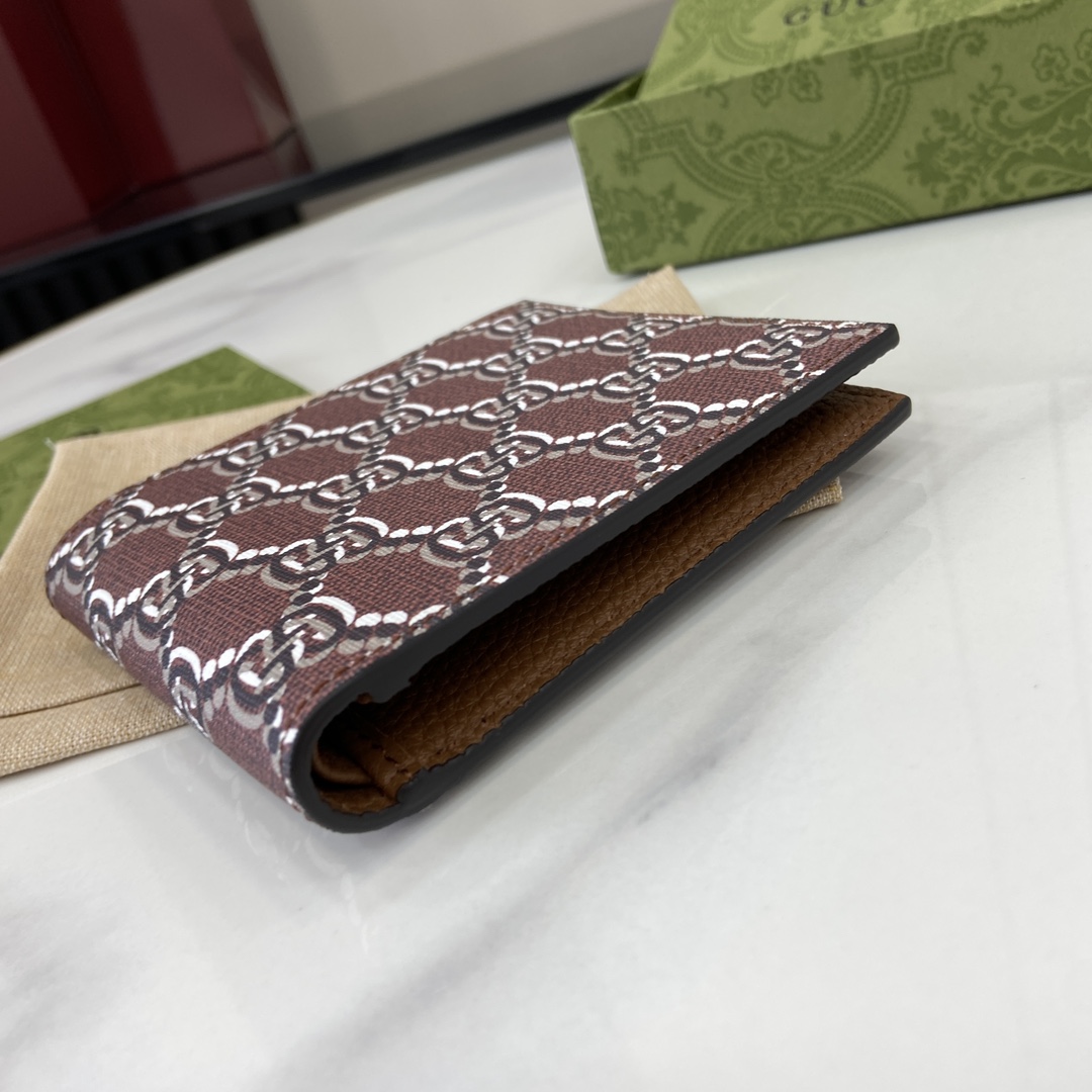 Gucci Bi-fold Wallet With GG Shadow - FashionPlug