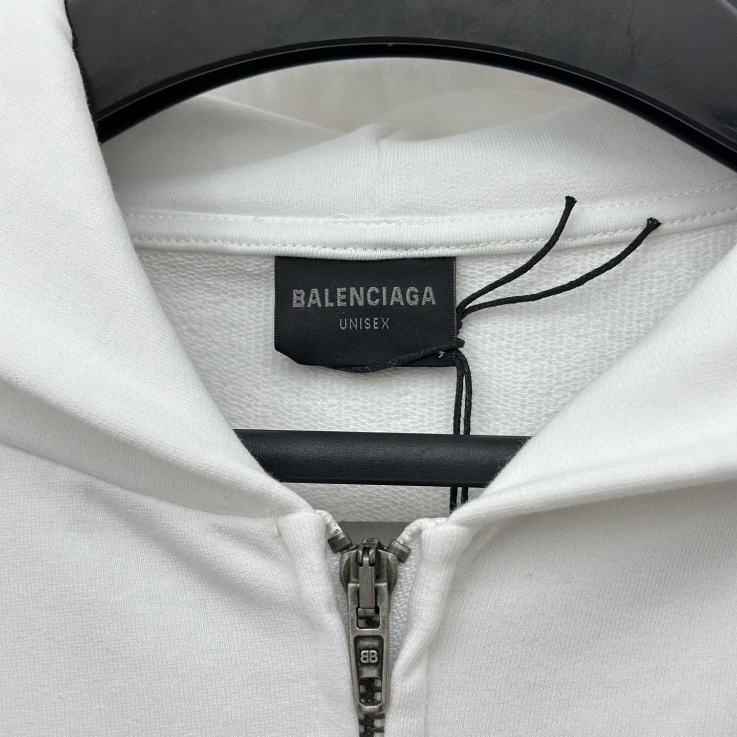 Balenciaga Soccer Zip-up Hoodie - FashionPlug