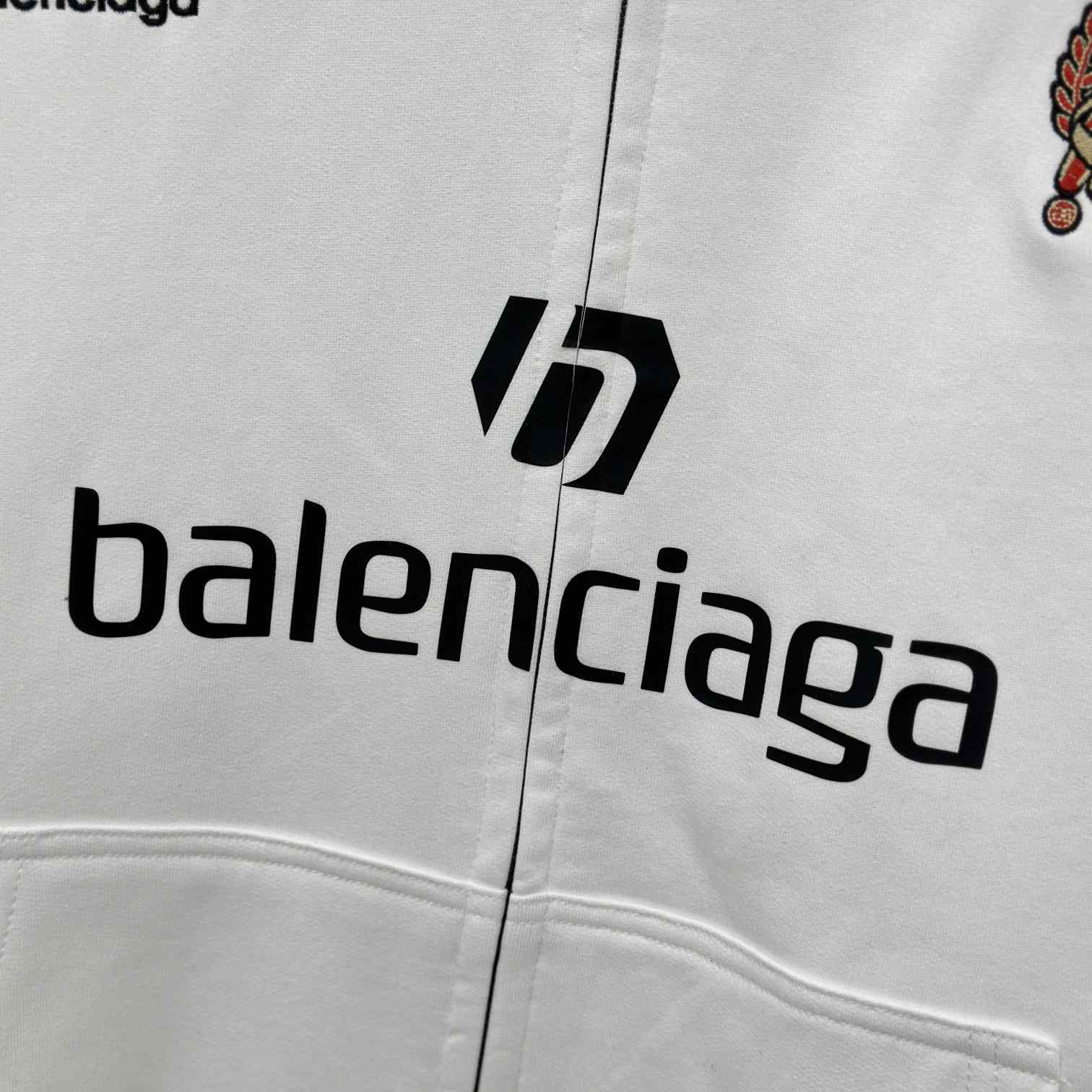 Balenciaga Soccer Zip-up Hoodie - FashionPlug