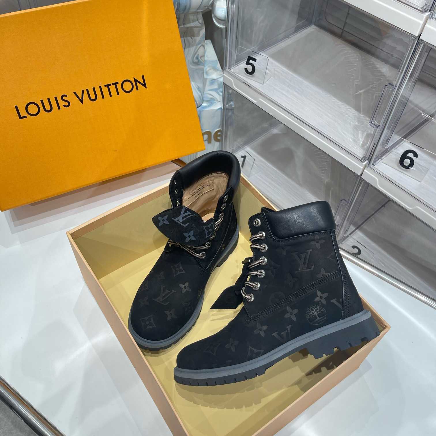 Louis Vuitton x Timberland Ankle Boot - FashionPlug