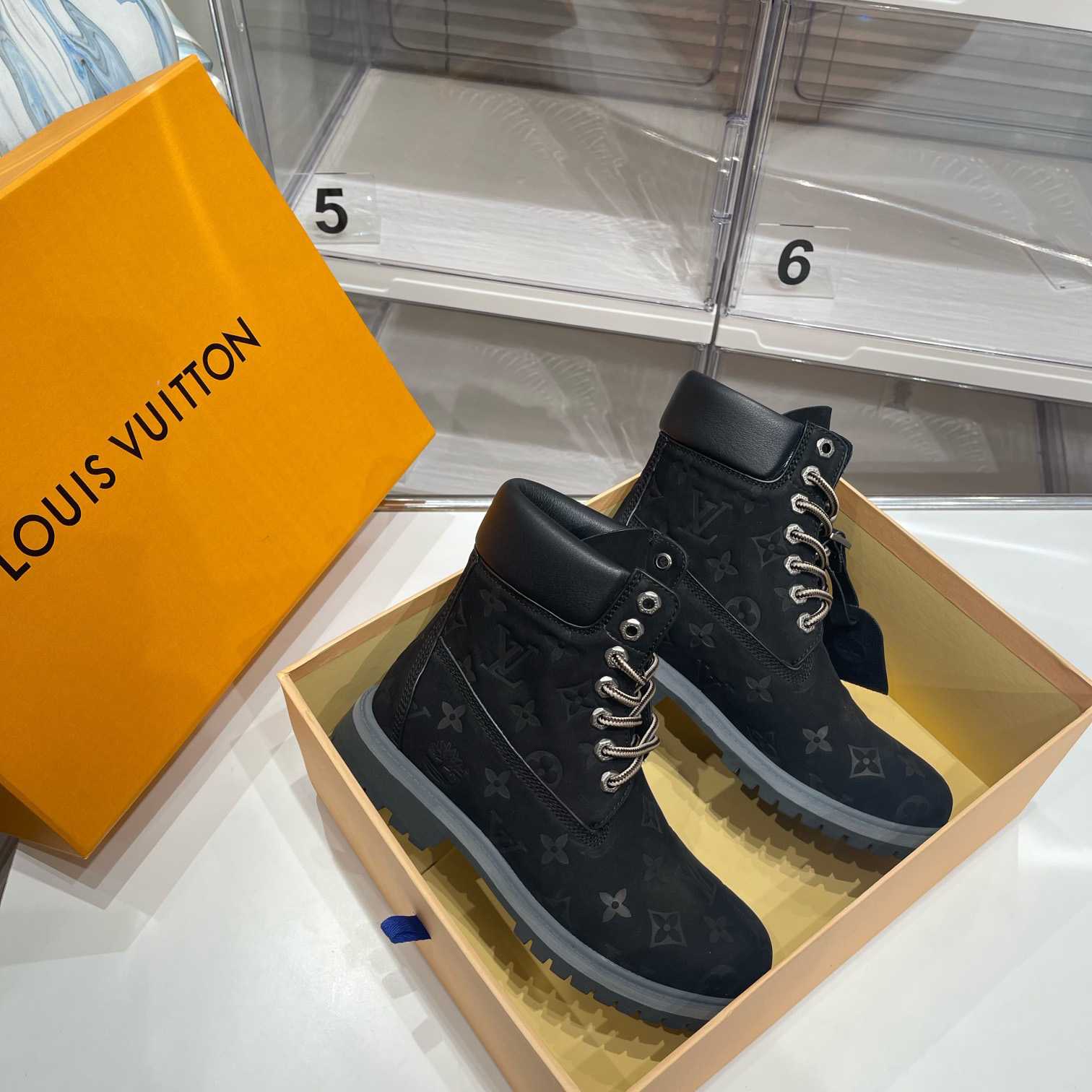 Louis Vuitton x Timberland Ankle Boot - FashionPlug