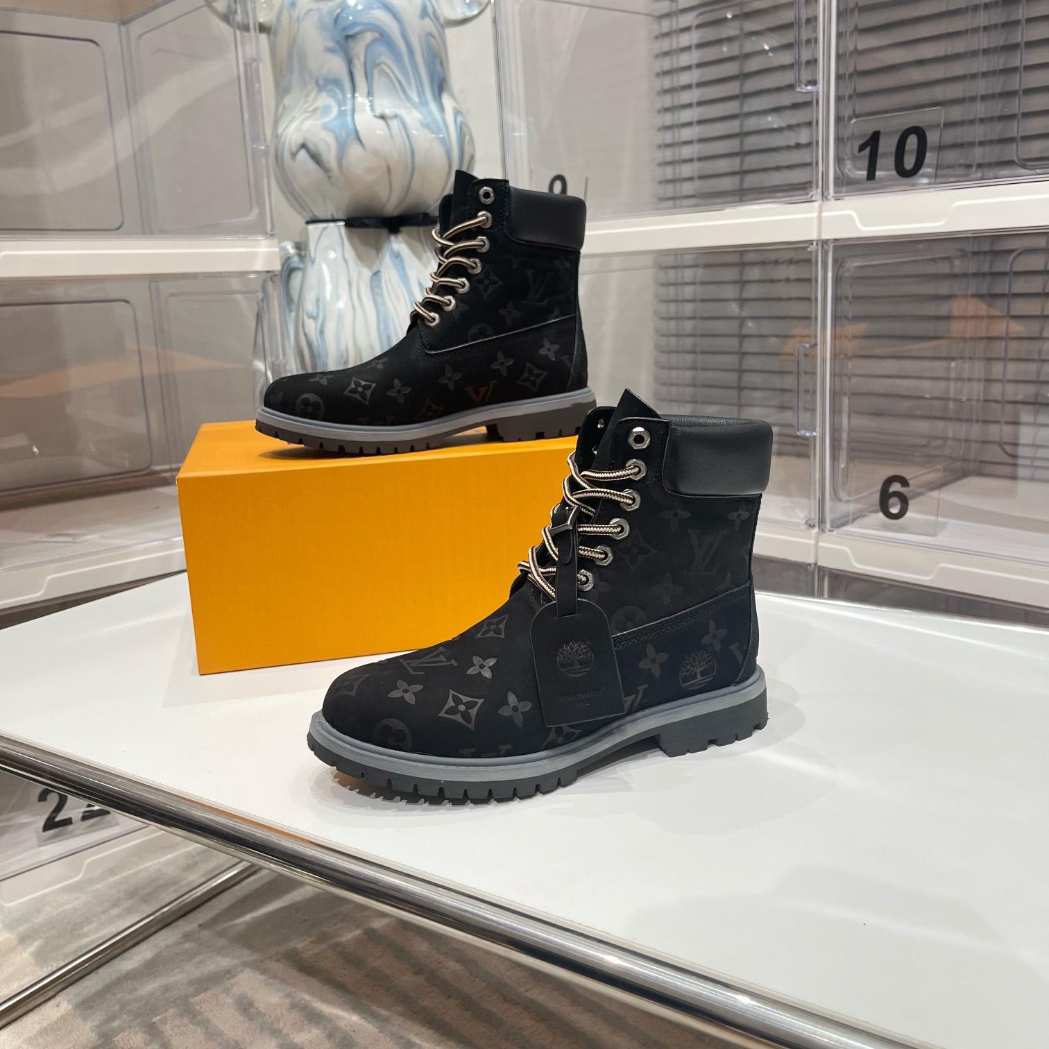Louis Vuitton x Timberland Ankle Boot - FashionPlug