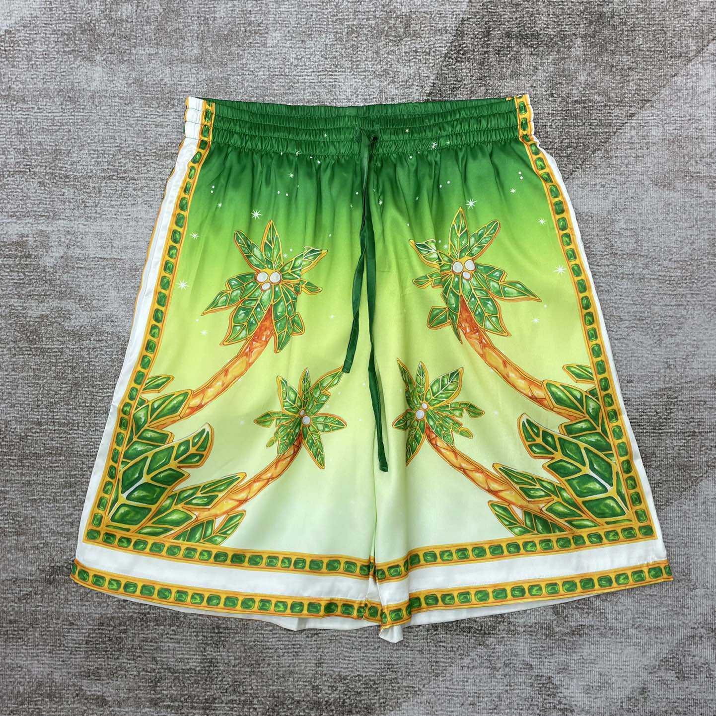 Casablanca Joyaux D'Afrique Satin Shorts   CA3509 - FashionPlug