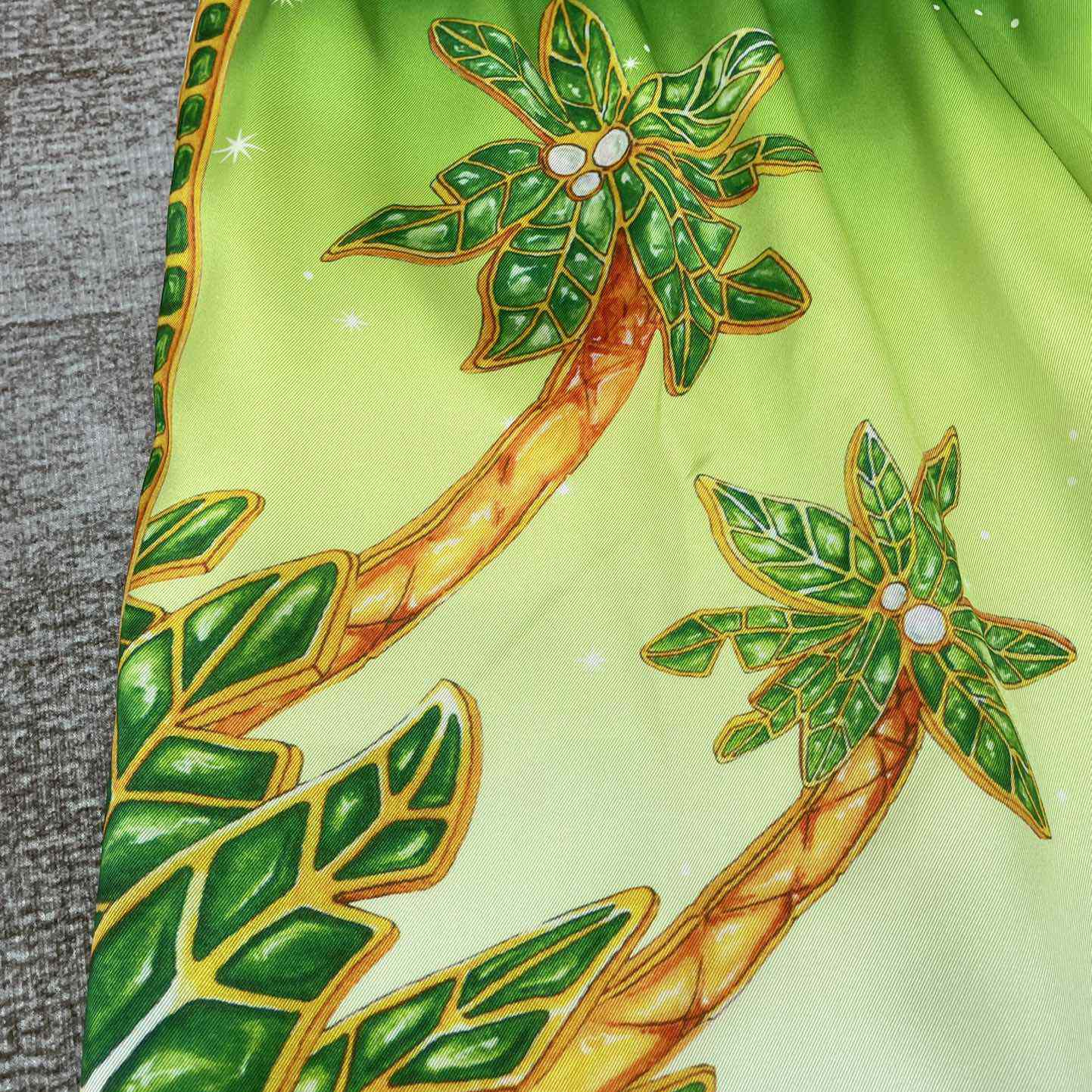Casablanca Joyaux D'Afrique Satin Shorts   CA3509 - FashionPlug