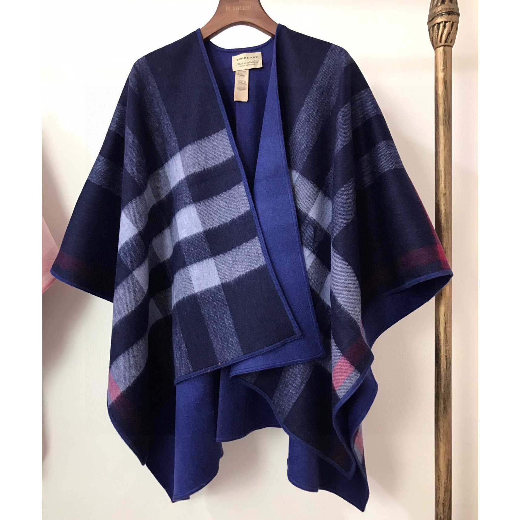 Burberry Charlotte Reversible Wool Felt Cape    140*140cm - FashionPlug