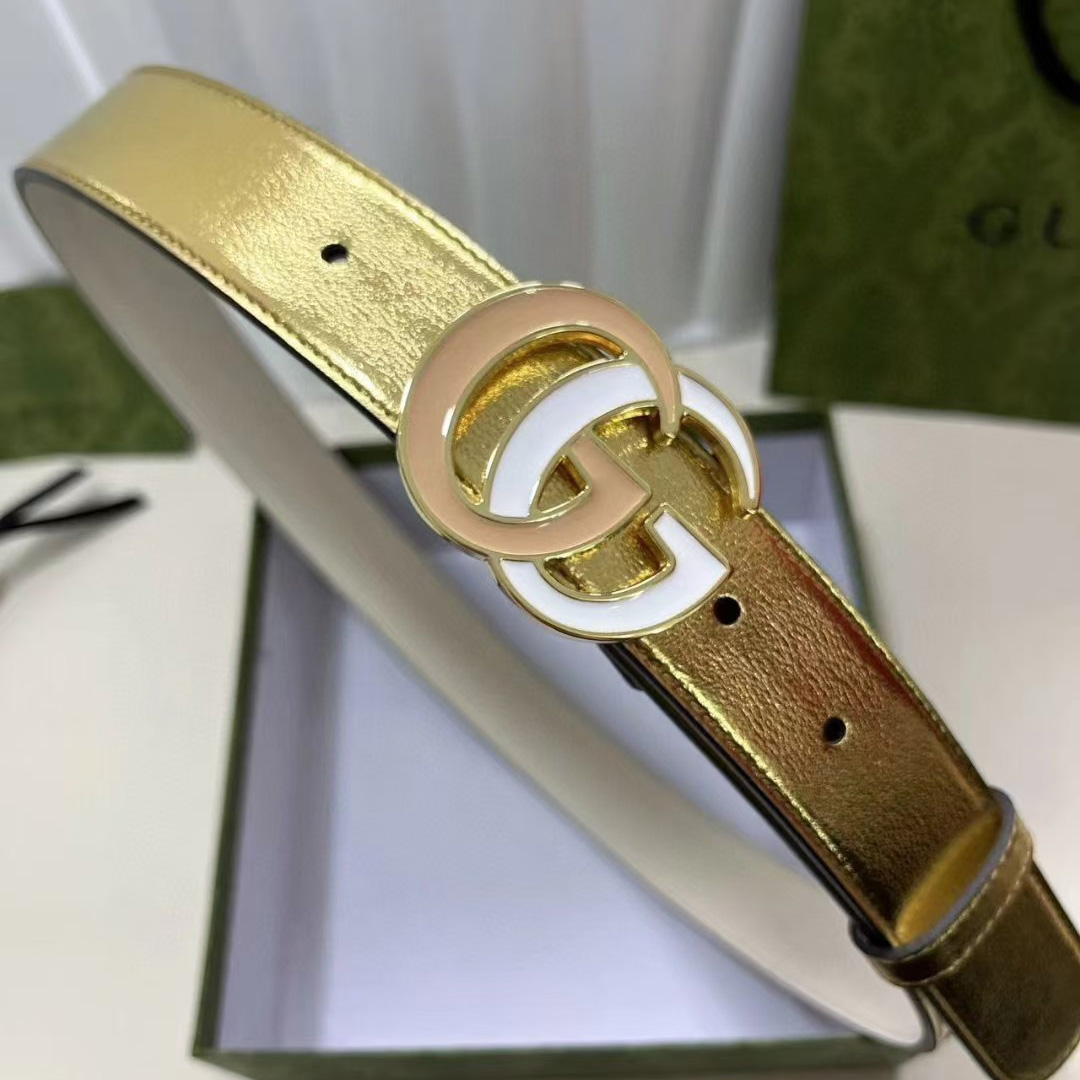 Gucci Leather Belt  - FashionPlug