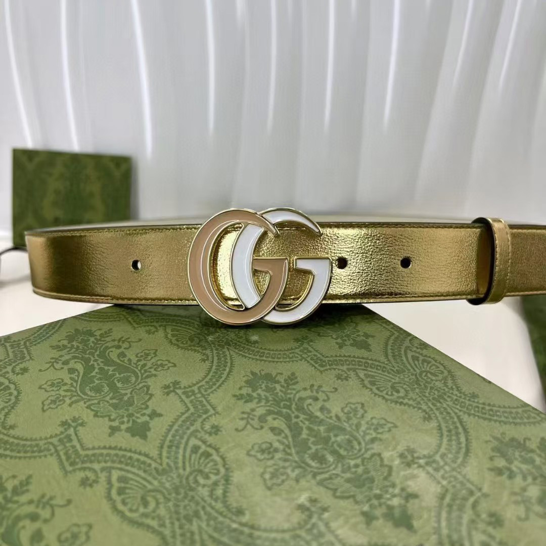 Gucci Leather Belt  - FashionPlug