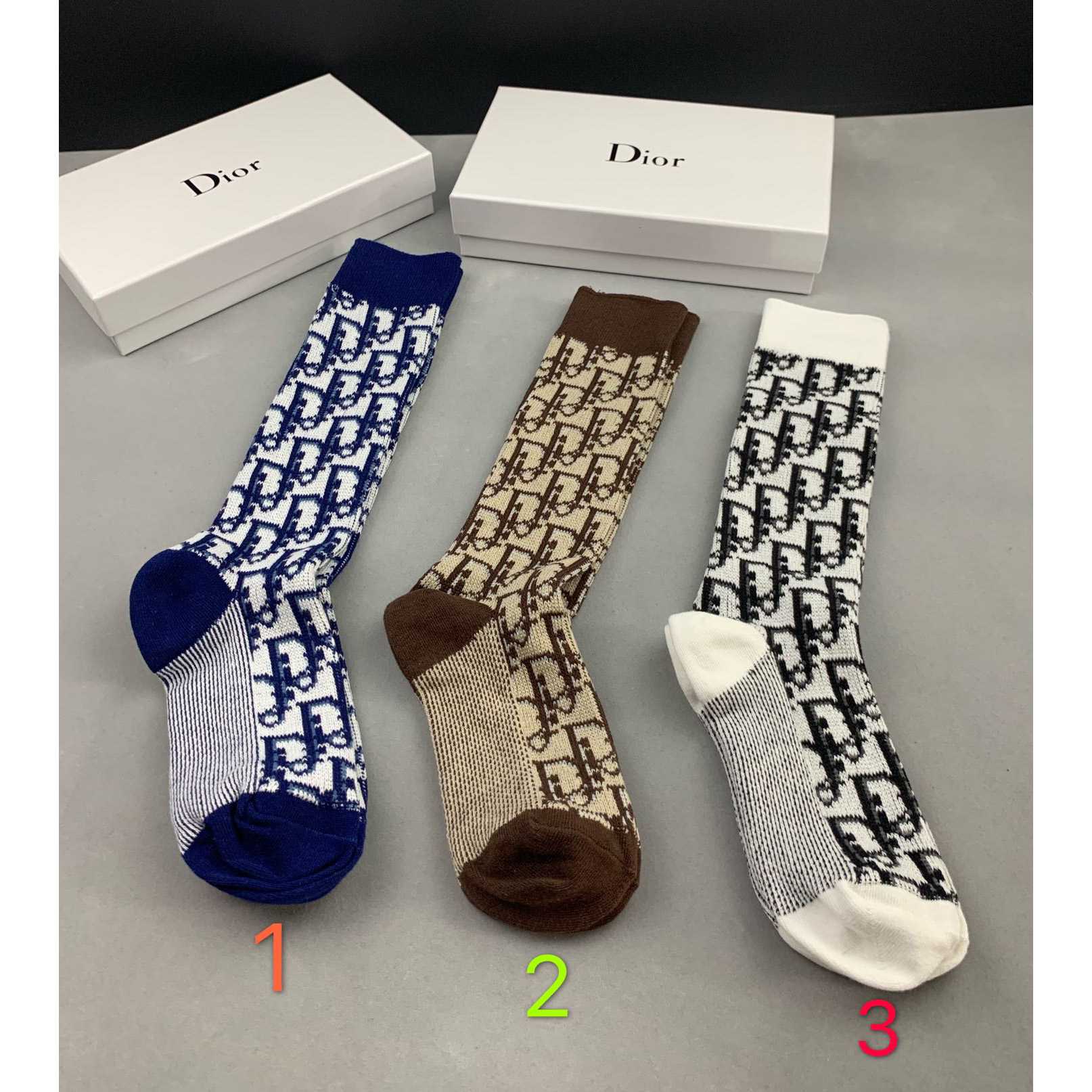 Dior Socks  - FashionPlug