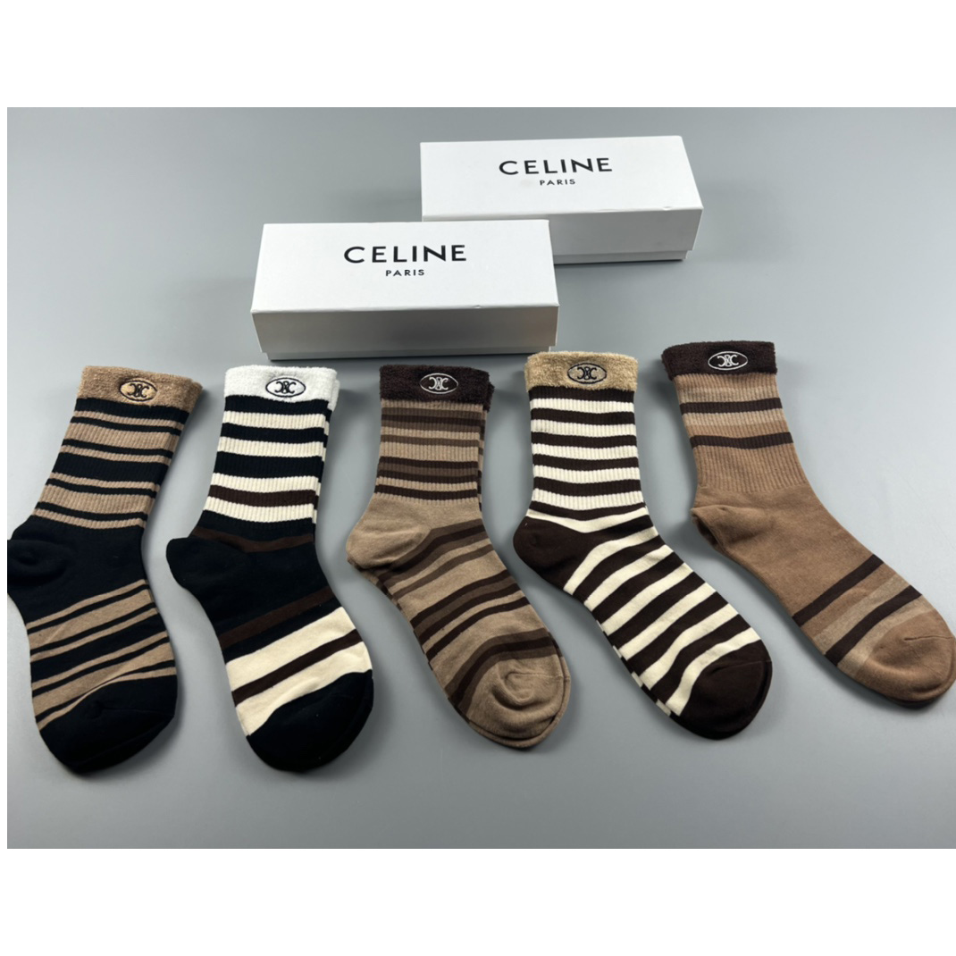 Celine Socks/Box - FashionPlug
