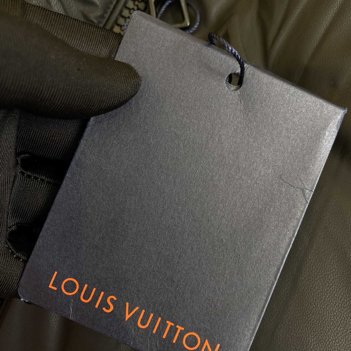 Louis Vuitton Monogram Leather Hooded Down Jacket             1AATKN              - FashionPlug