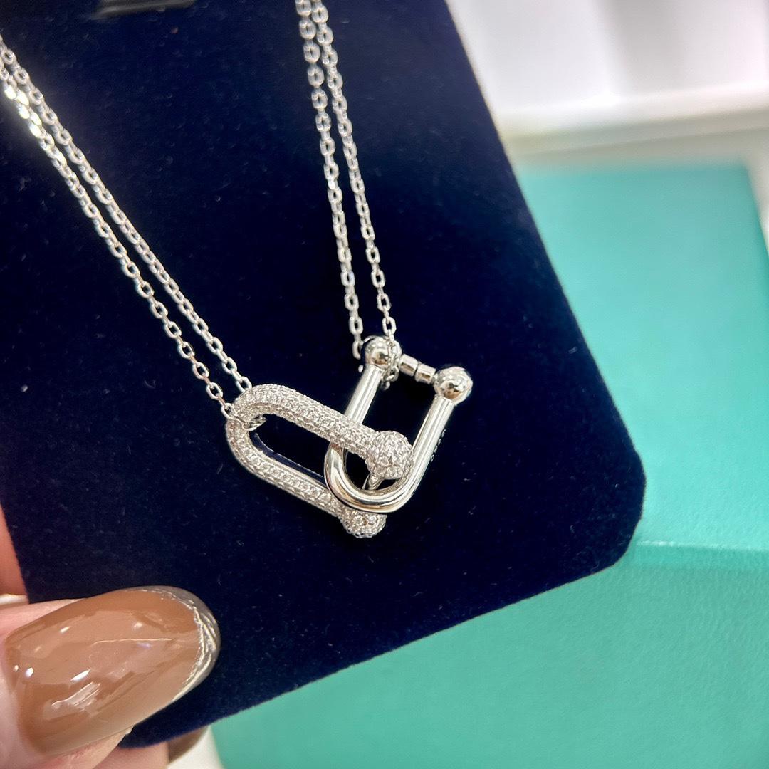 Tiffany & Co. Large Double Link Pendant - FashionPlug
